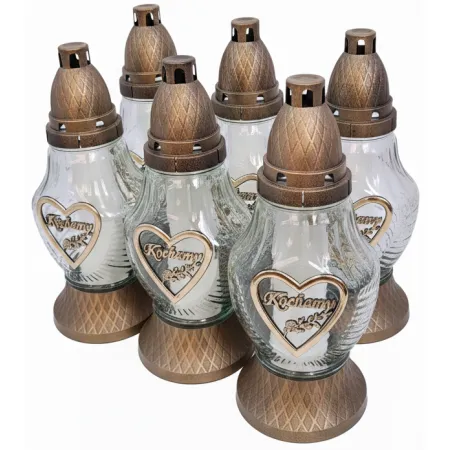 ZNICZ SERCE ,, KOCHAMY " - 144 ( 1 opakowanie 6 szt. )